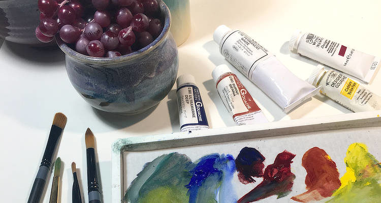 Workshop: Introduction to Painting with Gouache, April 10 & 17, 2024