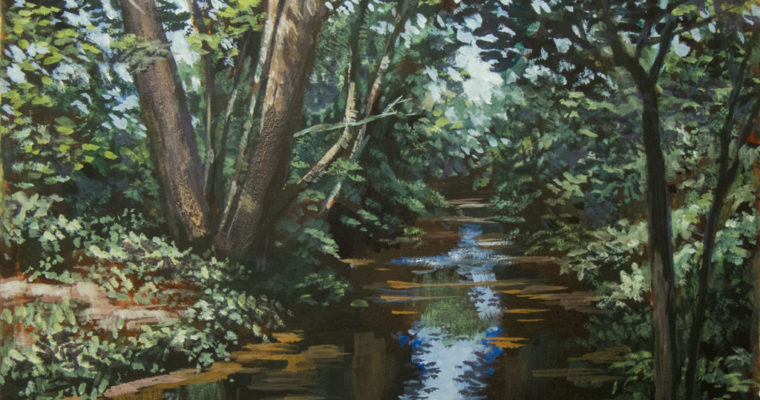 Past Workshops: Landscape Painting from Photographs with Gouache (Delaware College of Art & Design) January 26 & February 2, 2019