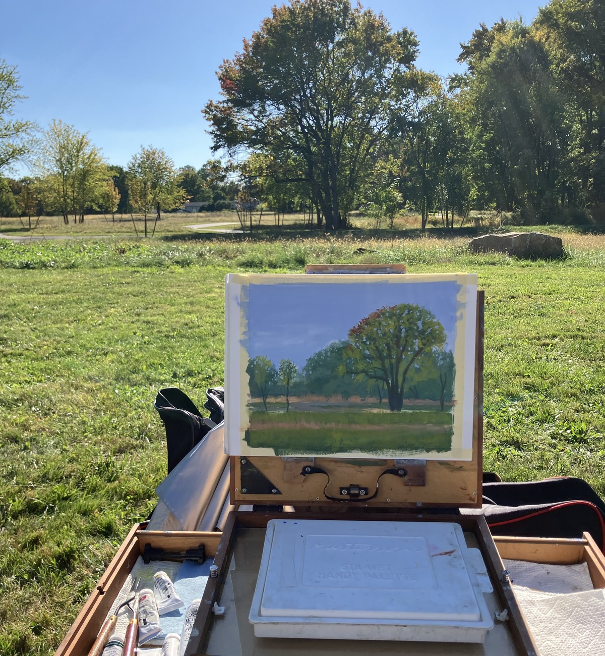 Plein Air Painting with Gouache – 2 day workshop in Delaware, June 21 & 28, 2025