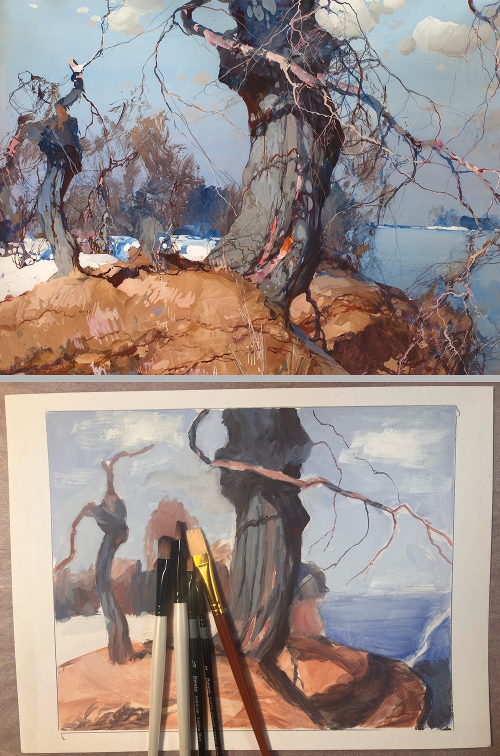 Painting Master Studies in Gouache, Wallingford, PA CAC, 10/28/26-12/2/26